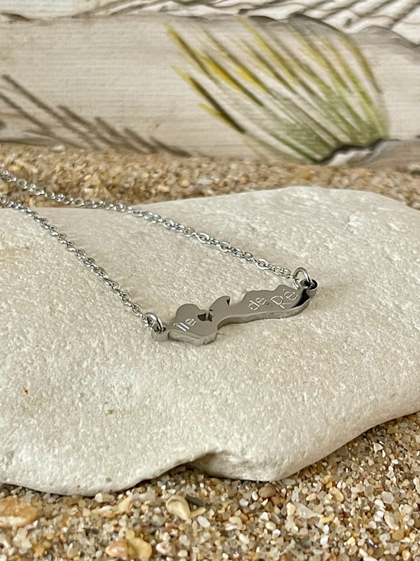 Collier Île de Ré argenté